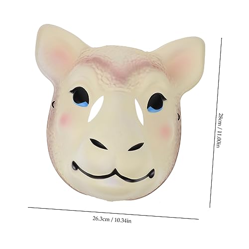 FRCOLOR Realistische Maske Tiermaske Halloween Party Bühnenmaske Komfortabel Atmungsaktiv Wiederverwendbar von FRCOLOR