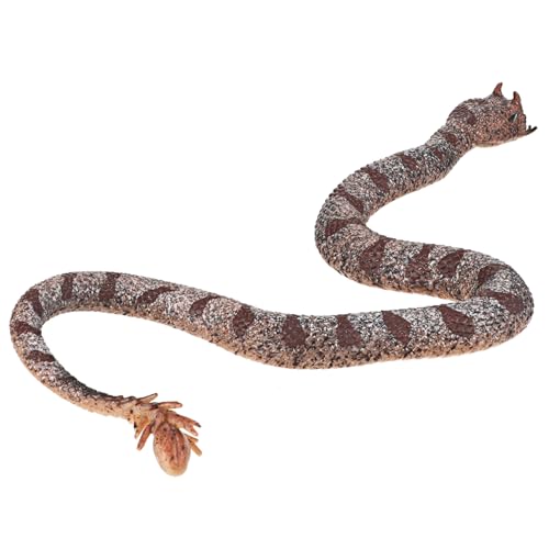 FRCOLOR Spielzeugschlange Aus TPR-silikon Lebensecht Und Biegsam Realistisches Schlangenspielzeug Für Garten-deko Oder Halloween Haltbares Design Ohne Scharfe Kanten von FRCOLOR