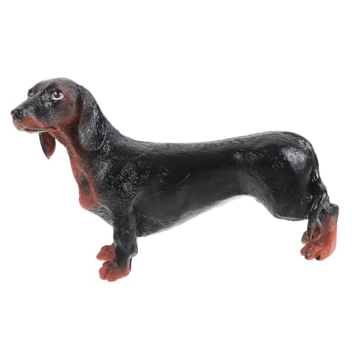 FRCOLOR Realistische Simulation Figur aus Robustem Kunststoff Lebensechte Hundedekoration für Zuhause und Kleines Hunde Modell als Desktop Schmuck von FRCOLOR