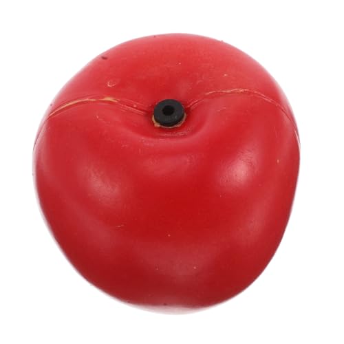 FRCOLOR Realistischer Apfel Shaker aus Kunststoff Kleines Fruchtförmiges Percussion Instrument für Junge Mädchen und Kleinkinder Frühe Musikbildung Kindgerechtes Lernspielzeug Dekoratives von FRCOLOR