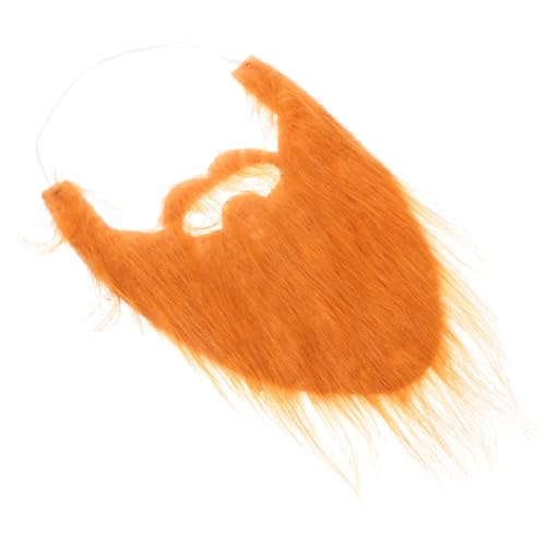 FRCOLOR Realistischer Fake Beard Prop mit Elastischem Band Brauner Großer Herrenbart mit Backenbart für Halloween Kostümparty Cosplay und Fasching Verstellbar und Wiederverwendbar FRCOLOR Realistischer Fake Beard Prop mit Elastischem Band Brauner Großer Herrenbart mit Backenbart für Halloween Kostümparty Cosplay und Fasching Verstellbar und Wiederverwendbar von FRCOLOR