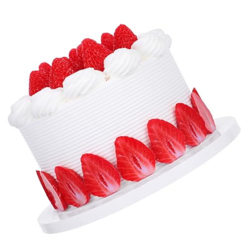 FRCOLOR Realistischer Künstlicher Geburtstagstorte Prop Dekorative Fake Torte für Hochzeiten Geburtstagsfeiern und Fotografie Requisiten Leicht und Tragbar für Schaufenster und FRCOLOR Realistischer Künstlicher Geburtstagstorte Prop Dekorative Fake Torte für Hochzeiten Geburtstagsfeiern und Fotografie Requisiten Leicht und Tragbar für Schaufenster und von FRCOLOR
