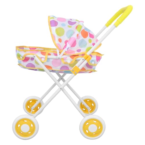 FRCOLOR Realistischer Puppenwagen für Leicht und Tragbar mit Großem Stauraum für Rollenspiele und Reisen Zubehör für Puppen Kinderwagen für Mädchen und Jungen FRCOLOR Realistischer Puppenwagen für Leicht und Tragbar mit Großem Stauraum für Rollenspiele und Reisen Zubehör für Puppen Kinderwagen für Mädchen und Jungen von FRCOLOR