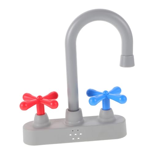 FRCOLOR Realistischer Wasserhahn Kunststoff Simulation Küchenarmatur Sicherer Pretend Play Wasserhahn für Kinderspiele Fördert Kreativität und Teamwork bei Vorschulaktivitäten und FRCOLOR Realistischer Wasserhahn Kunststoff Simulation Küchenarmatur Sicherer Pretend Play Wasserhahn für Kinderspiele Fördert Kreativität und Teamwork bei Vorschulaktivitäten und von FRCOLOR