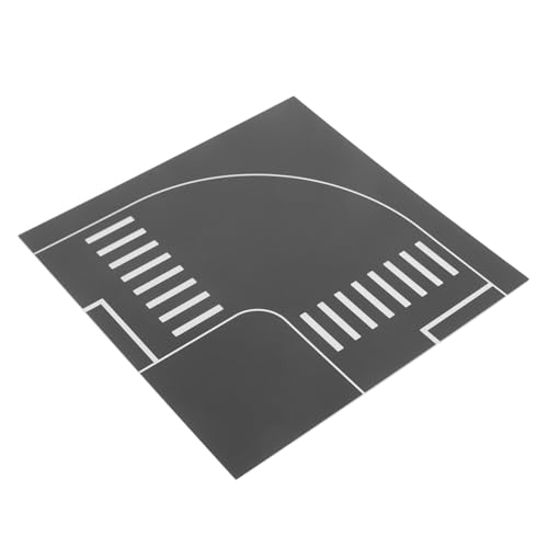FRCOLOR Realistisches DIY Straßenmodell mit Verkehrsschildern für Erweiterbares Straßensystem zur Verkehrserziehung und Familienspaß Szenengestaltung von FRCOLOR