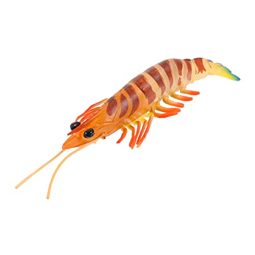 FRCOLOR Realistisches Garnelenmodell für Lebensechte Simulationstierfigur aus Hochwertigem Material für Bildungszwecke Dekoration für Aquarien von FRCOLOR