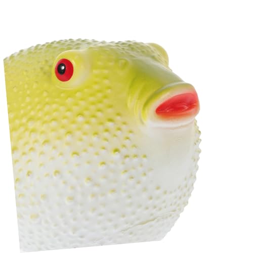 FRCOLOR Realistisches Großes Pufferfisch Modell Meeresbewohner Figur Simulation Tierfigur Lernspielzeug für Kinderzimmer Dekoration Sicher und Glatt von FRCOLOR