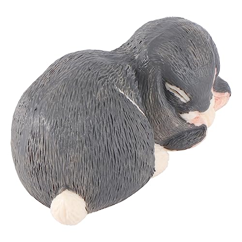 FRCOLOR Realistisches Hasenmodell Langohr Kaninchen Figur Simulation Tier Dekoration Langlebig Detailreich Geeignet als und Wohnaccessoire von FRCOLOR