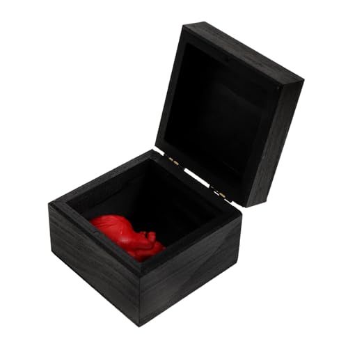 FRCOLOR Realistisches Herzmodell aus Holz und Harz Stabile Halloween Dekoration Gruselige Herz Requisite für Party und Horror deko Innen und Außen Verwendbar Deko für Halloween Events von FRCOLOR