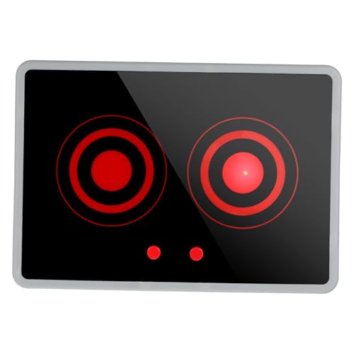 FRCOLOR Realistisches Induktionskochfeld mit Sound und Lichteffekten Küchenzubehör für Pädagogisches Küchenzubehör für Jungen und Mädchen Sicherheitsbewusstes Rollenspiel Vielseitig für von FRCOLOR