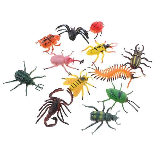 FRCOLOR Realistisches Insekten Spielzeugset aus langlebigem PVC mit lebensechten Mini Figuren Pädagogisches Modell für frühe Bildung und biologische Erkenntnis Geeignet für FRCOLOR Realistisches Insekten Spielzeugset aus langlebigem PVC mit lebensechten Mini Figuren Pädagogisches Modell für frühe Bildung und biologische Erkenntnis Geeignet für von FRCOLOR