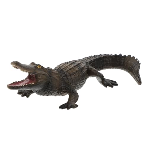 FRCOLOR Realistisches Krokodil Modell aus PVC Robustes Festes Tierfiguren Lernspielzeug für Pädagogisches Früherziehungsspielzeug Kompakt und Sicher Gestaltet von FRCOLOR