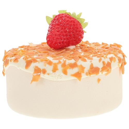 FRCOLOR Realistisches Kuchenmodell aus Langlebigem PVC Detailgetreues Dessert Dekor für Geburtstagstorten Kompakt und Leicht für Kuchenausstellungen und Partydekorationen von FRCOLOR