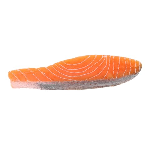 FRCOLOR Realistisches Langlebiges Simulation Lachsfilet Modell Vielseitiges Deko Fotorequisit für Sushi-Restaurants Widerstandsfähig und Pflegeleicht Lebensechte Sushi-darstellung von FRCOLOR