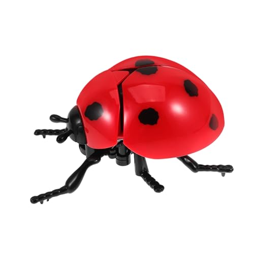 FRCOLOR Realistisches Marienkäfer Aufziehspielzeug aus Robustem Kunststoff Interaktives Lernspielzeug für Beweglicher Kopf und als Party für Gemeinsames FRCOLOR Realistisches Marienkäfer Aufziehspielzeug aus Robustem Kunststoff Interaktives Lernspielzeug für Beweglicher Kopf und als Party für Gemeinsames von FRCOLOR