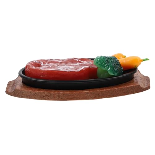 FRCOLOR Realistisches Miniatur Steak Modell Langlebig und Kompakt Puppenhaus Küchenzubehör für Kreative Dekoration und Fotografie Künstliches Essen für Mini Food Cooking Spiel FRCOLOR Realistisches Miniatur Steak Modell Langlebig und Kompakt Puppenhaus Küchenzubehör für Kreative Dekoration und Fotografie Künstliches Essen für Mini Food Cooking Spiel von FRCOLOR