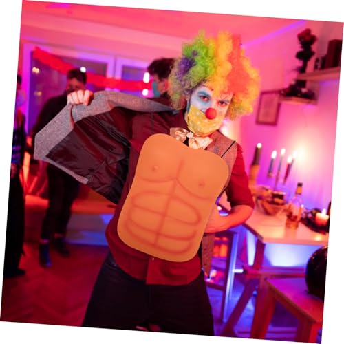 FRCOLOR Realistisches Muskelkostüm für Herren mit Verstellbaren Trägern Realistisches Brustmuskel design für Halloween Cosplay und Mottopartys Komfortabel und Auffällig FRCOLOR Realistisches Muskelkostüm für Herren mit Verstellbaren Trägern Realistisches Brustmuskel design für Halloween Cosplay und Mottopartys Komfortabel und Auffällig von FRCOLOR