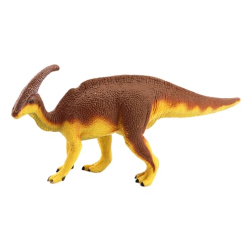FRCOLOR Realistisches Parasaurolophus Dinosaurier Modell aus Kunststoff Detailgetreu Gestaltetes Sammlerstück Stabile Statische Figur für Schreibtisch Regal Tv Schrank Dekoration Geschenk von FRCOLOR