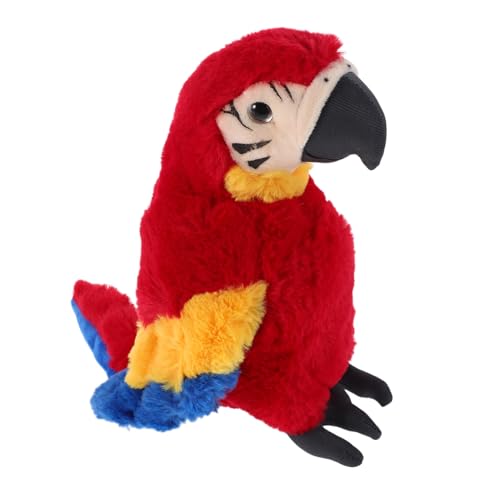 FRCOLOR Realistisches Plüsch Papagei Rotes Kreatives Detailreiches Stofftier für Wohnraumdekoration Vielseitig Einsetzbar als Festlicher Schmuck oder Zimmerfigur FRCOLOR Realistisches Plüsch Papagei Rotes Kreatives Detailreiches Stofftier für Wohnraumdekoration Vielseitig Einsetzbar als Festlicher Schmuck oder Zimmerfigur von FRCOLOR