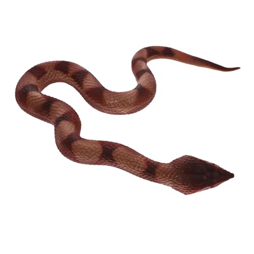 FRCOLOR Realistisches Schlangenspielzeug aus Weichem TPR Material Lebensecht Gefälschte Schlange Deko Halloween Streich Figur für Party und Spaß FRCOLOR Realistisches Schlangenspielzeug aus Weichem TPR Material Lebensecht Gefälschte Schlange Deko Halloween Streich Figur für Party und Spaß von FRCOLOR
