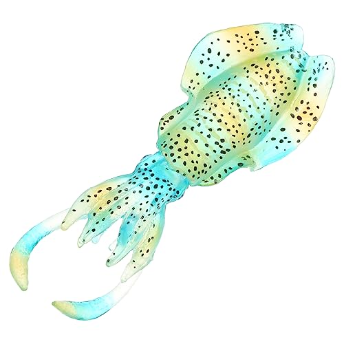 FRCOLOR Realistisches Squid Modell Figur Lebensechte Nachbildung mit Lebendigen Farben Pädagogisches Tiermodell für Kinderzimmer Dekoration und Lernspielzeug von FRCOLOR