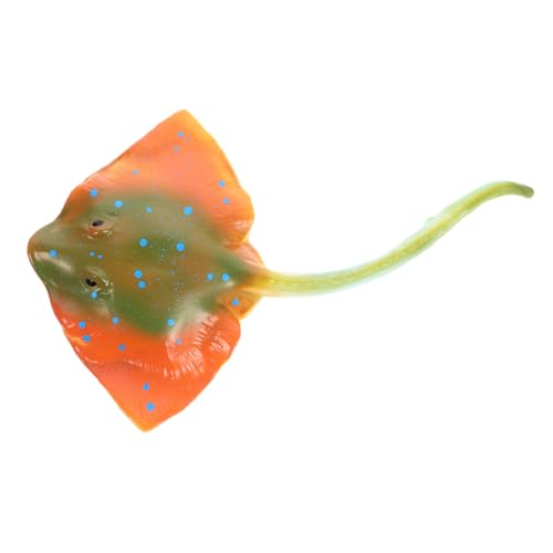 FRCOLOR Realistisches Stachelrochen Modell Tier Figur Pädagogisches Meereslebewesen Robustes Kunststoffmodell Naturgetreue Dekoration für Kinderzimmer und Garten von FRCOLOR