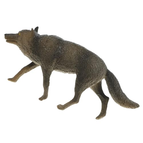 FRCOLOR Realistisches Wolf Modell aus Robustem Kunststoff Detailgetreue Wolf Statue als Edukatives Kinderspielzeug und Dekoration für Kinderzimmer und Naturstudium FRCOLOR Realistisches Wolf Modell aus Robustem Kunststoff Detailgetreue Wolf Statue als Edukatives Kinderspielzeug und Dekoration für Kinderzimmer und Naturstudium von FRCOLOR
