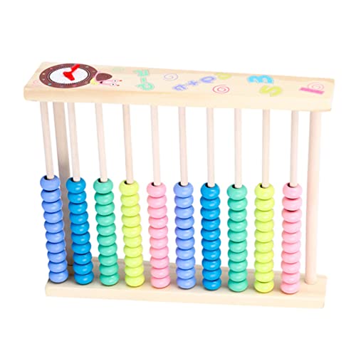 FRCOLOR Rechenrahmen mit Beidseitigem Zeichenbrett Mathe Lernspielzeug für Kreative Fördert und Zahlenkenntnis zur Unterstützung der Einschulung von FRCOLOR
