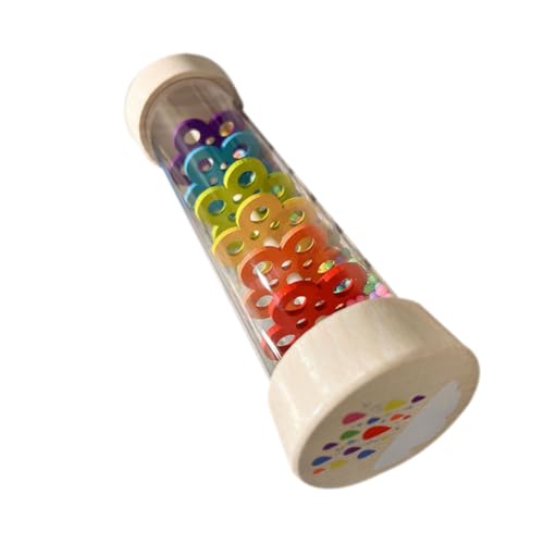 FRCOLOR Regenstab Musikinstrument Sensorisches Musikalisches Lernspielzeug für Kleinkinder Kognitive und Erkennbare Regenklang Erfahrung Pädagogisches Orff Instrument zur Frühen von FRCOLOR