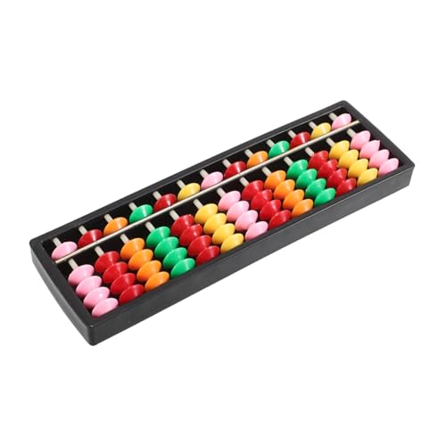 FRCOLOR Reihiger Rechenrahmen für Farbigen Perlen Pädagogisches Mathelernspielzeug zur Arithmetischer Fähigkeiten Leicht und Tragbar für Zuhause und Klassenzimmer von FRCOLOR