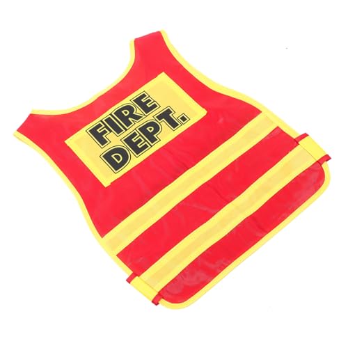 FRCOLOR Requisiten Weste Feuerwehrweste Kinderkostüme Feuerwehrbehörden Halloween-Kostümkind Junge Feuerkinder Abs Feuerwehrkostüm Feuerwehrmannkostüm für Kleinkinder Stoff FRCOLOR Requisiten Weste Feuerwehrweste Kinderkostüme Feuerwehrbehörden Halloween-Kostümkind Junge Feuerkinder Abs Feuerwehrkostüm Feuerwehrmannkostüm für Kleinkinder Stoff von FRCOLOR