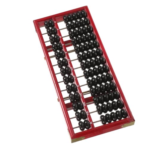 FRCOLOR Retro Holzspalten Perlen Lernspielzeug für Pädagogischer Vintage Zähler für Rechenförderung und Gedächtnistraining Robustes Holz mit Metallstäben Leicht und Kompakt von FRCOLOR