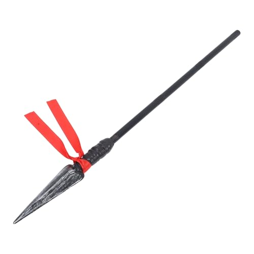 FRCOLOR Römischer Ritter Partyzubehör Pike Prop Halloween Kostüm Requisiten Kostümzubehör Cosplay Zubehör Spiel Party Cosplay Requisiten Cosplay Requisiten Metall Schwarz Kunststoff von FRCOLOR