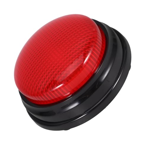 FRCOLOR Roter Alarmknopf mit Sound und Licht Batteriebetriebenes Partyspielzeug Lustiger Quiz Button für Büro Pranks und Spielabende Robustes und Zuverlässiges Spiel Accessoire FRCOLOR Roter Alarmknopf mit Sound und Licht Batteriebetriebenes Partyspielzeug Lustiger Quiz Button für Büro Pranks und Spielabende Robustes und Zuverlässiges Spiel Accessoire von FRCOLOR