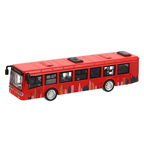 FRCOLOR Rotes Pull Back Bus für Stabiles Metallmodell Einfach zu Bedienen Fördert Kreativität und Motorik Batteriefrei für Jungen und Mädchen FRCOLOR Rotes Pull Back Bus für Stabiles Metallmodell Einfach zu Bedienen Fördert Kreativität und Motorik Batteriefrei für Jungen und Mädchen von FRCOLOR