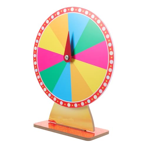 FRCOLOR Rotierendes Tisch Preisrad Vielseitiges Partyspiel Losrad aus Langlebigem Material Kompakt und Stabil für Gewinnspiele DIY Spielrequisiten und Event Unterhaltung FRCOLOR Rotierendes Tisch Preisrad Vielseitiges Partyspiel Losrad aus Langlebigem Material Kompakt und Stabil für Gewinnspiele DIY Spielrequisiten und Event Unterhaltung von FRCOLOR