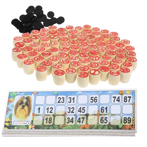 FRCOLOR Russisches Lotto Spielset Holzfiguren Ziffern Brettspiel Partyspiel Gesellschaftsspiel für Familien und Freunde Kognitives Denkspiel Langlebiges Russisches Bingo Spiel FRCOLOR Russisches Lotto Spielset Holzfiguren Ziffern Brettspiel Partyspiel Gesellschaftsspiel für Familien und Freunde Kognitives Denkspiel Langlebiges Russisches Bingo Spiel von FRCOLOR