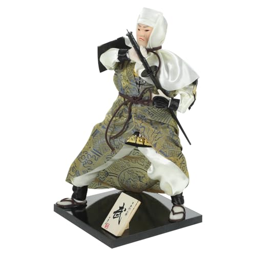 FRCOLOR Samurai Puppe Japanische Kunsthandwerk Figur für Tischdekoration Traditionelles Design für Wohnzimmer Büro und Farbenfrohes Ornament für Stilvolle FRCOLOR Samurai Puppe Japanische Kunsthandwerk Figur für Tischdekoration Traditionelles Design für Wohnzimmer Büro und Farbenfrohes Ornament für Stilvolle von FRCOLOR