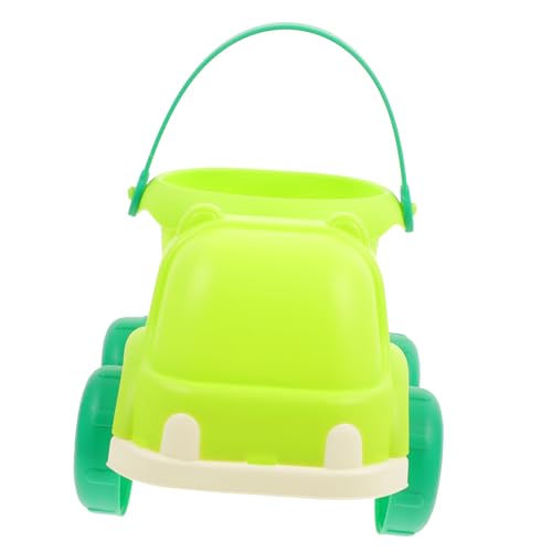 FRCOLOR Sandspielzeug Strandauto mit Abnehmbarem Eimer Weicher Vielseitig Nutzbar für Sommerstrand Robustes Sandkarren für Jungen und Mädchen von FRCOLOR