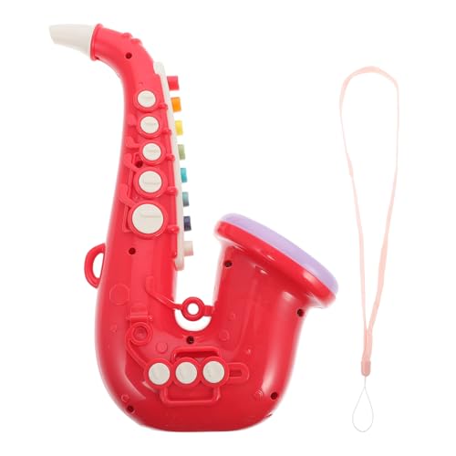 FRCOLOR Saxophon Tragbares Simuliertes Musikinstrument aus Kunststoff Fördert Musikalisches Interesse Geeignet für Festivals Geburtstage Bühnenauftritte für Jungen und Mädchen Ab Jahren von FRCOLOR