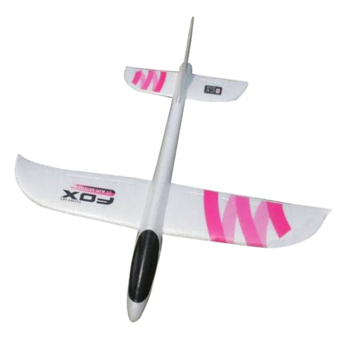 FRCOLOR Schaumstoff Flugzeug Handwurf Segelflugzeug für Outdoor Lernspielzeug Kreatives mit Roter Sticker Deko für Jungen Mädchen Sommerspaß von FRCOLOR