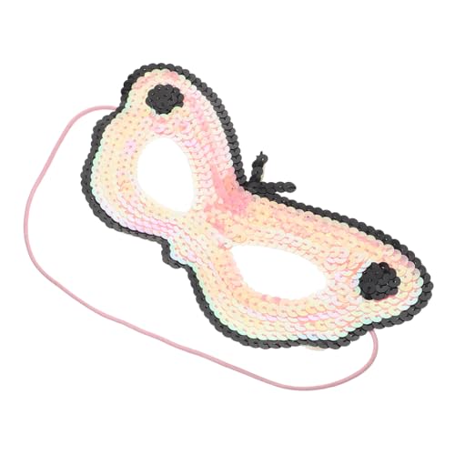 FRCOLOR Schleife Maske Maskerade-fotoautomaten-requisiten Halloween-maske Für Kleinkinder Halloween-partymasken Maskerade Maske Mädchen Eltern-kind-spiele Fotomaske Vlies Rosa von FRCOLOR