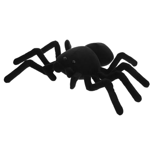 FRCOLOR Schwarze Kuschelspinne Plüschtier Weiches Hautfreundliches Stofftier als Dekoratives Schmusekissen für Kinderzimmer Büro und Halloween FRCOLOR Schwarze Kuschelspinne Plüschtier Weiches Hautfreundliches Stofftier als Dekoratives Schmusekissen für Kinderzimmer Büro und Halloween von FRCOLOR