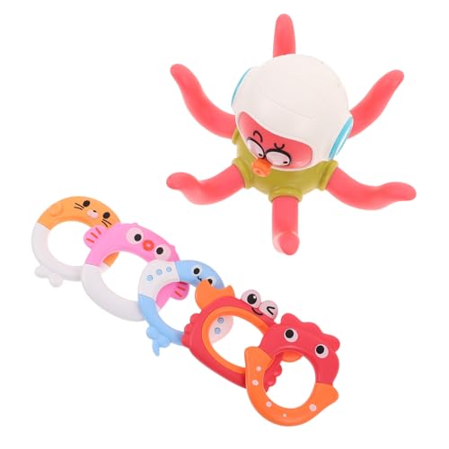 FRCOLOR Schwimmender Ringwurfspiel Wasserspielzeug für Junge Mädchen Bade und Poolspiel mit Sicherem Hautfreundlichem Material Vielseitig für Badewanne und Schwimmbad Interaktives von FRCOLOR