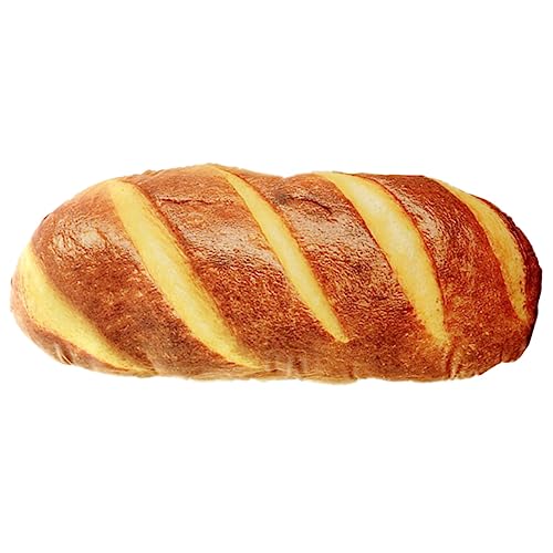 FRCOLOR Simulation Brot Kissen Butter Toast Form Kissen Weiches Dekokissen mit Druck Lendenkissen und Kuschelkissen für Sofa Schlafzimmer FRCOLOR Simulation Brot Kissen Butter Toast Form Kissen Weiches Dekokissen mit Druck Lendenkissen und Kuschelkissen für Sofa Schlafzimmer von FRCOLOR