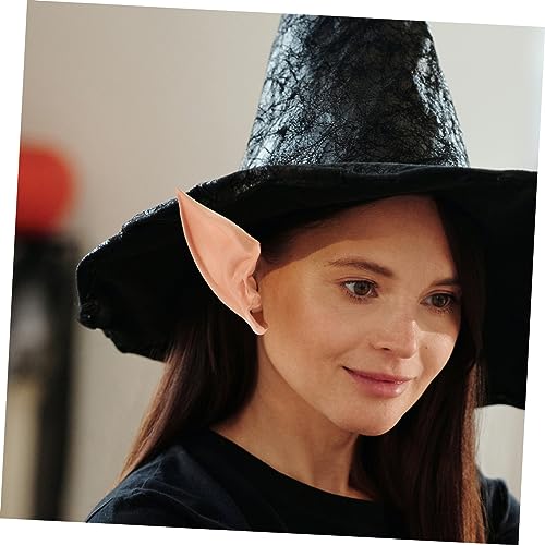 FRCOLOR Simulation Fairy Elfenohren Wiederverwendbar Hautfarbene Feenohren Kostüm Zubehör für Halloween Weihnachten Cosplay Maskerade Karneval Party von FRCOLOR