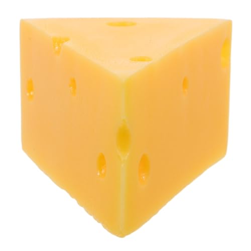 FRCOLOR Simulation Käse Modell Klein Künstlicher Käse Deko Requisite Fotografie Prop Realistisch Langlebig DIY Wohnaccessoire von FRCOLOR