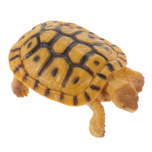 FRCOLOR Simulation Landschildkröte Kunststoffmodell Langlebige Tierfigur Gartendeko Figur Realistische Schildkröten Nachbildung Bildungsmodell für Garten von FRCOLOR