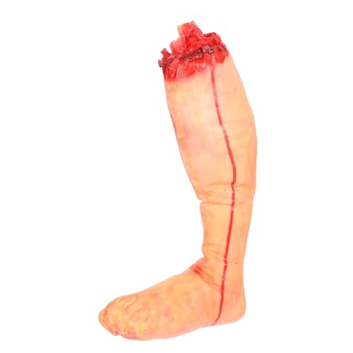 FRCOLOR Simulation Menschliches Körperteil Deko Realistische Halloween Requisite für Gespensterhäuser Abgeschnittenes Bein Gruselige Party Deko für Oktoberfest und Scherze von FRCOLOR