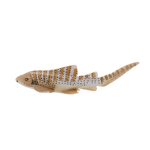 FRCOLOR Simulation Modell Zebrahai Figur Robustes Kunststoff Meerestier Lernmodell für Pädagogisches für Unterwasserwelt Strand und Badespielzeug für Kleinkinder von FRCOLOR